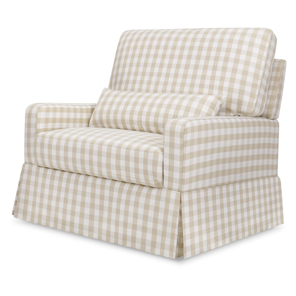 Crawford Pillowback Chair-And-A-Half Comfort Swivel Glider