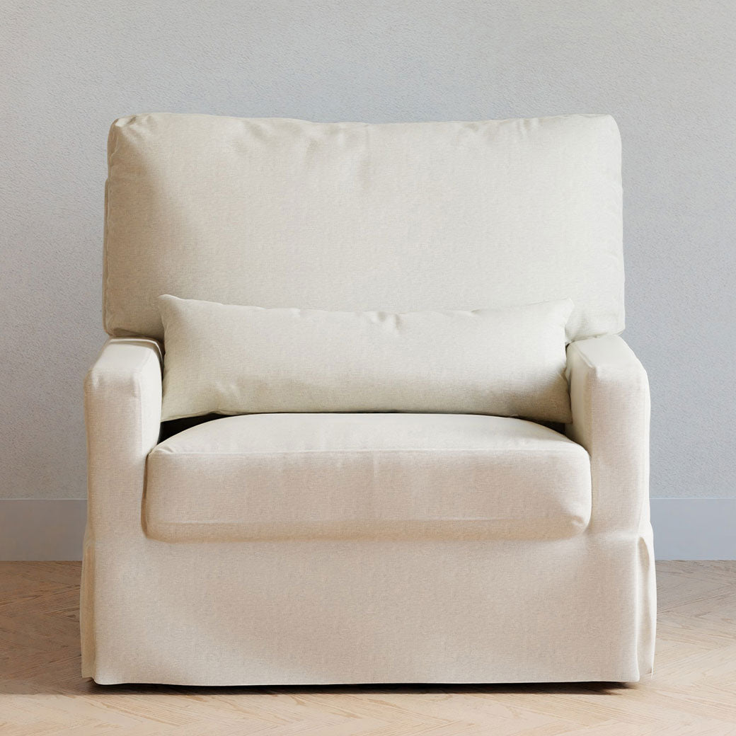 Crawford Pillowback Chair-And-A-Half Comfort Swivel Glider