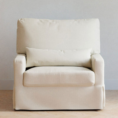 Crawford Pillowback Chair-And-A-Half Comfort Swivel Glider