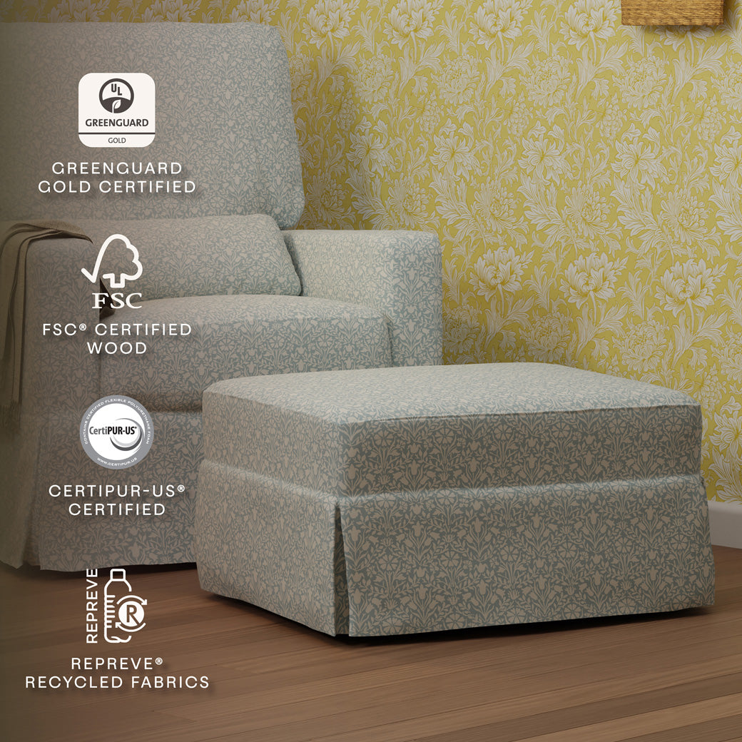 Crawford Gliding Ottoman