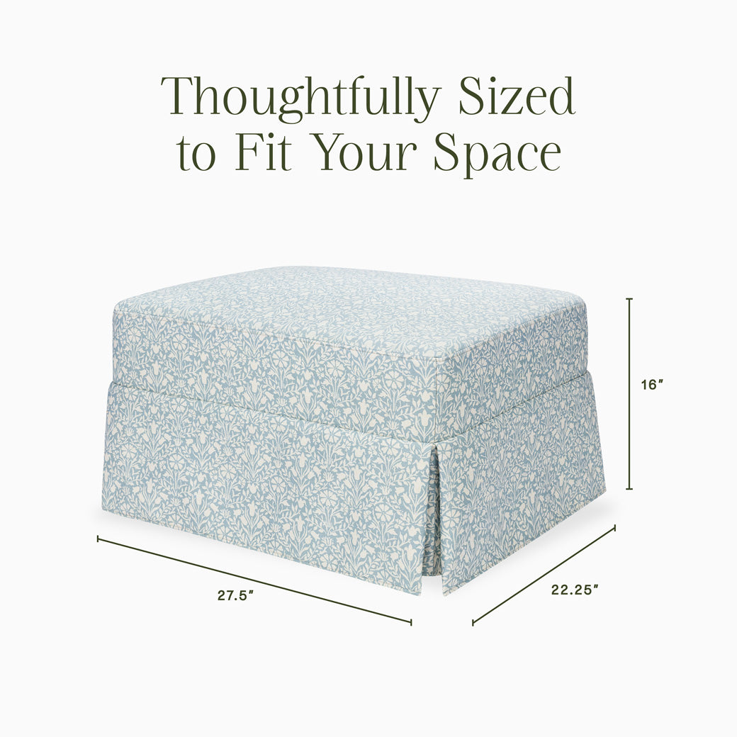 Crawford Gliding Ottoman