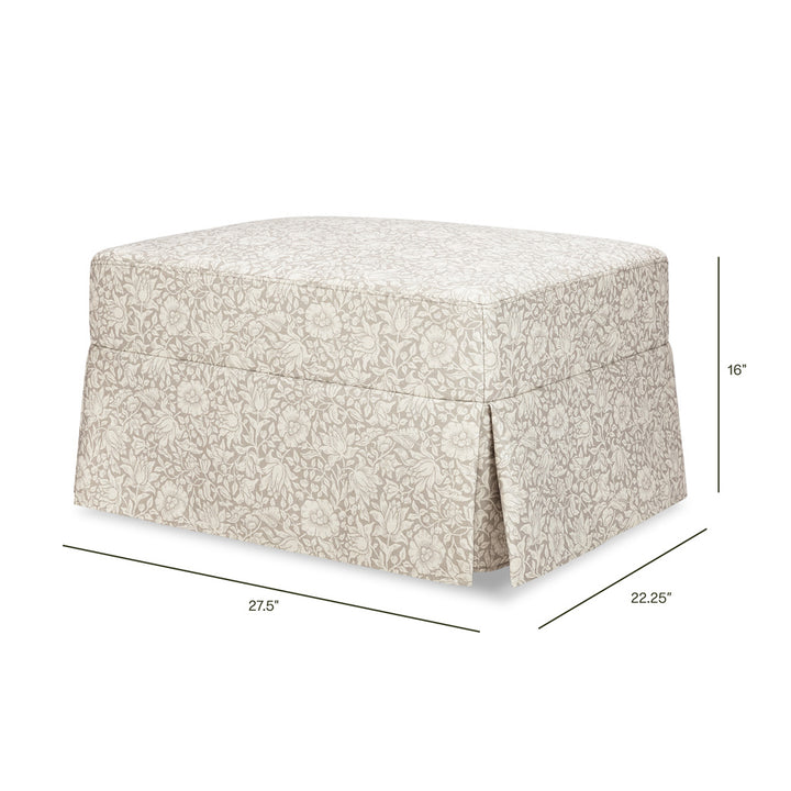 Crawford Gliding Ottoman