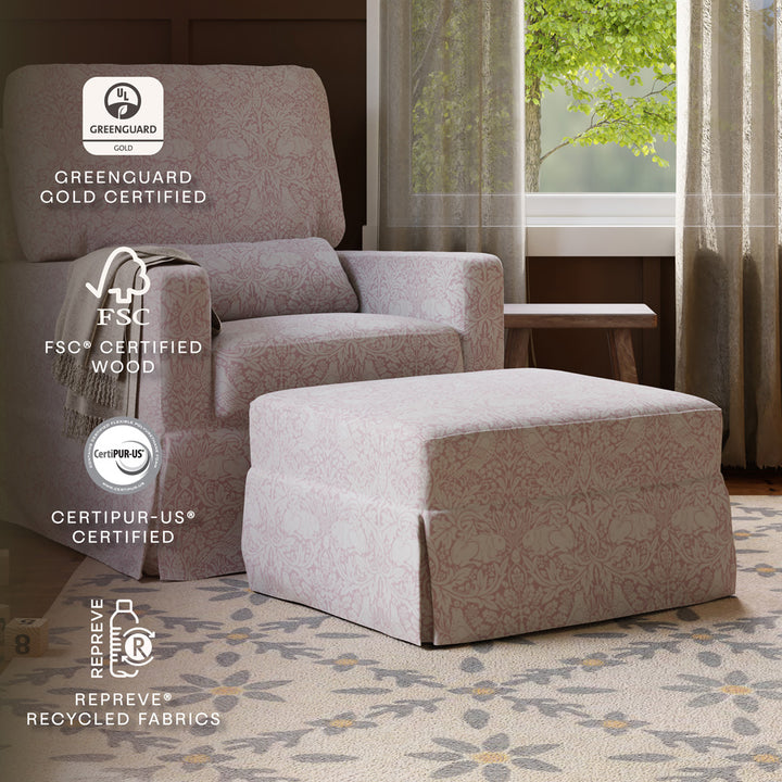 Crawford Gliding Ottoman