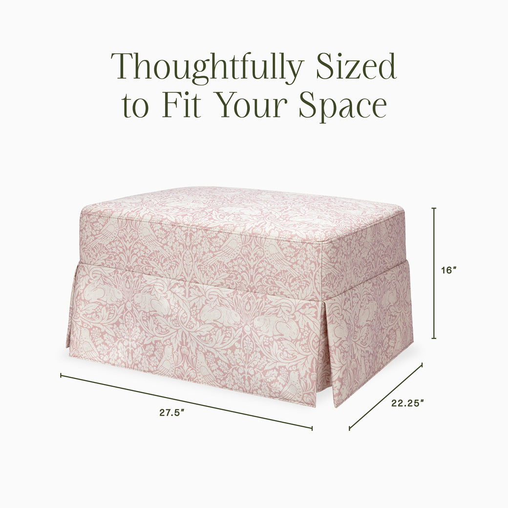 Crawford Gliding Ottoman