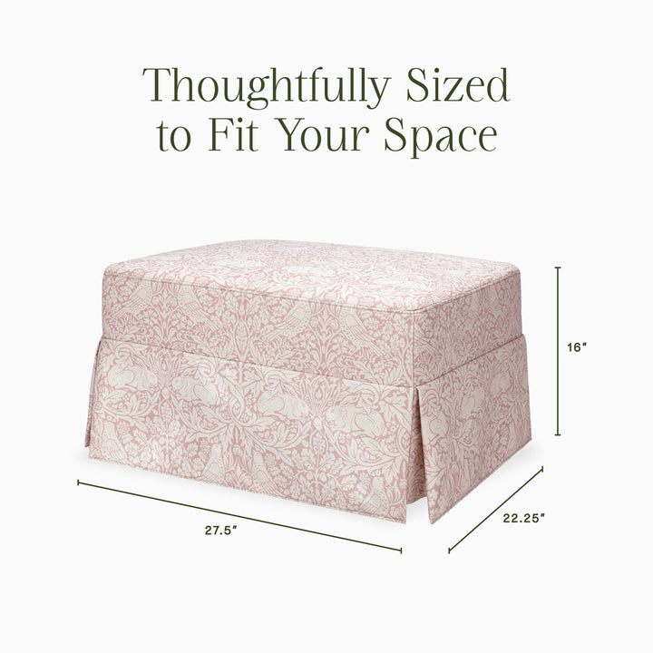 Crawford Gliding Ottoman