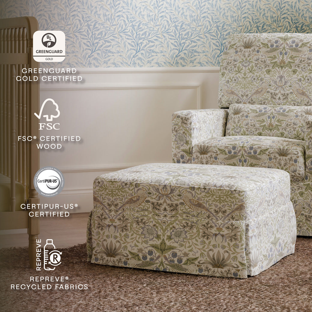 Crawford Gliding Ottoman