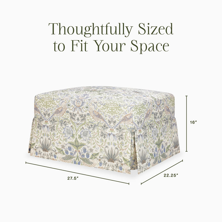 Crawford Gliding Ottoman