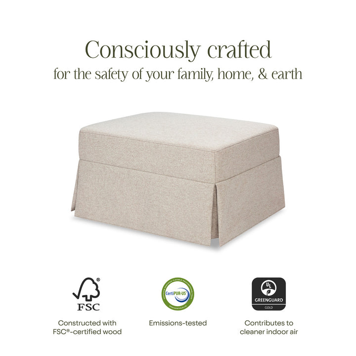 Crawford Gliding Ottoman