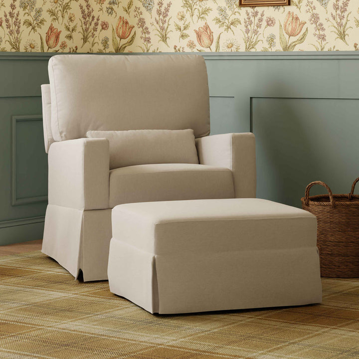Crawford Gliding Ottoman