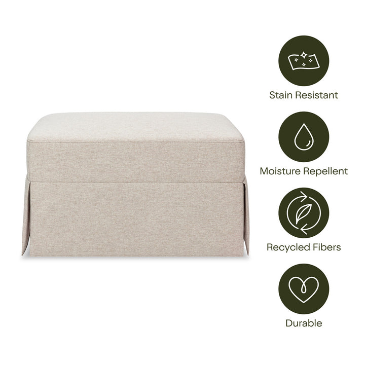 Crawford Gliding Ottoman
