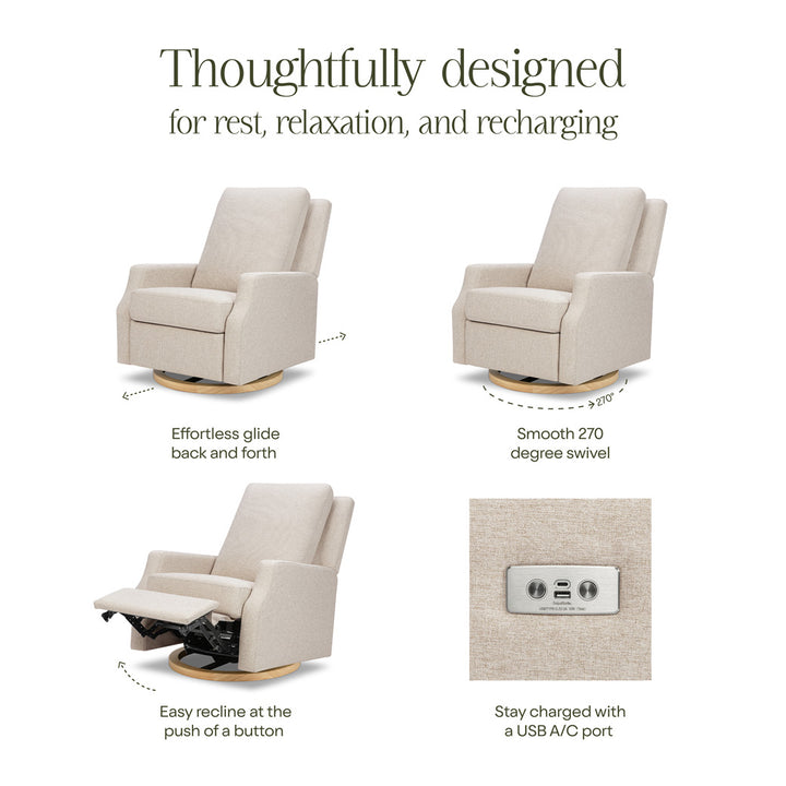 Crewe Electronic Recliner & Swivel Glider