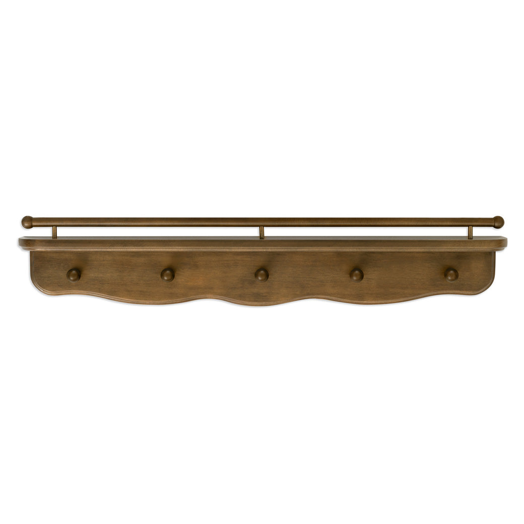 Liberty 31" Wall Shelf with Hooks