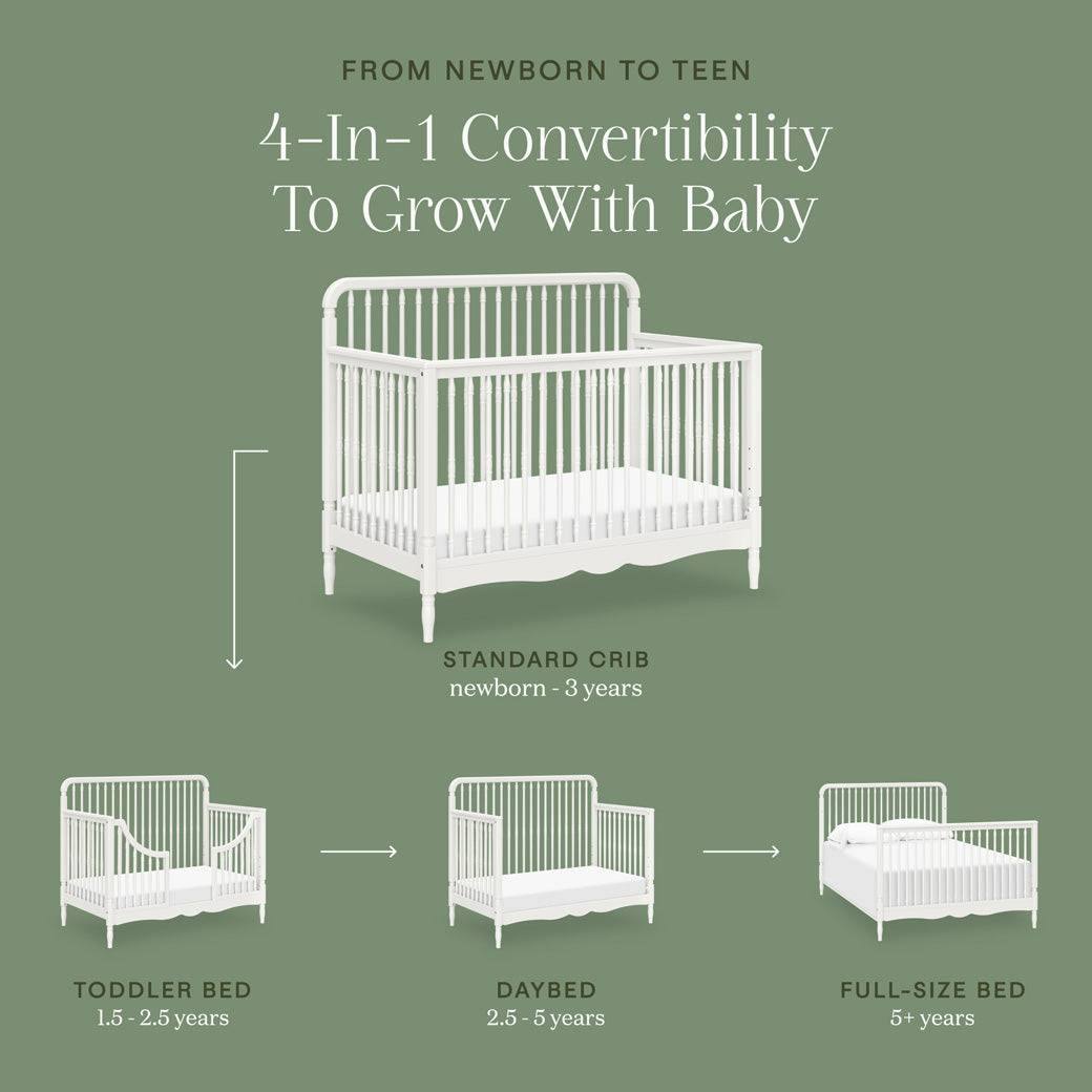 Liberty 4-in-1 Convertible Spindle Crib