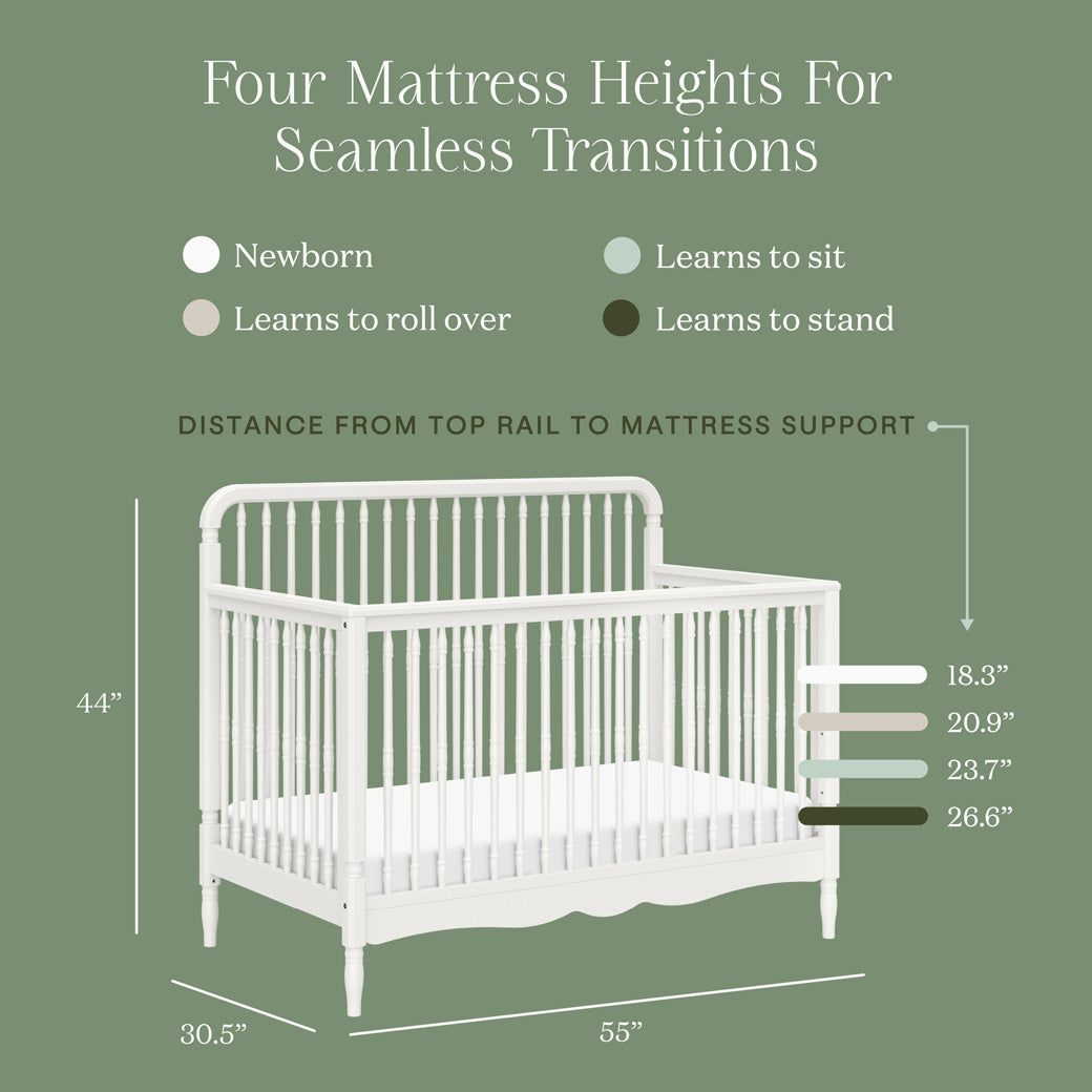 Liberty 4-in-1 Convertible Spindle Crib