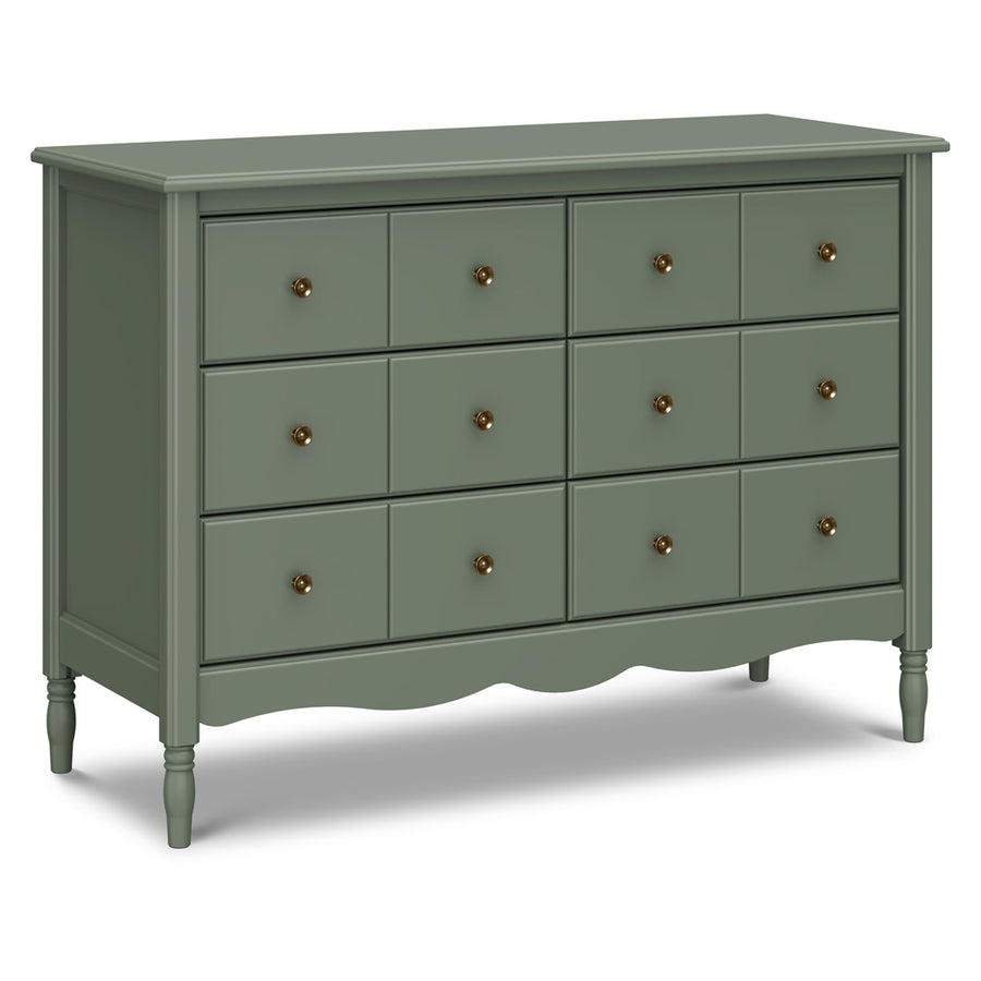 Liberty 6-Drawer Assembled Dresser - Forest Green Liberty 6-Drawer Assembled Dresser - Forest Green