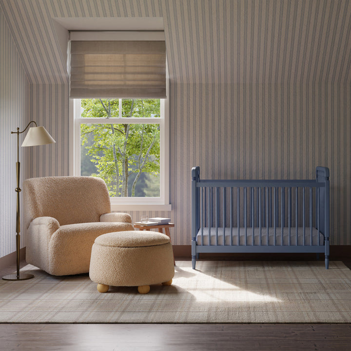 Liberty 3-in-1 Convertible Spindle Crib + Toddler Bed Conversion Kit