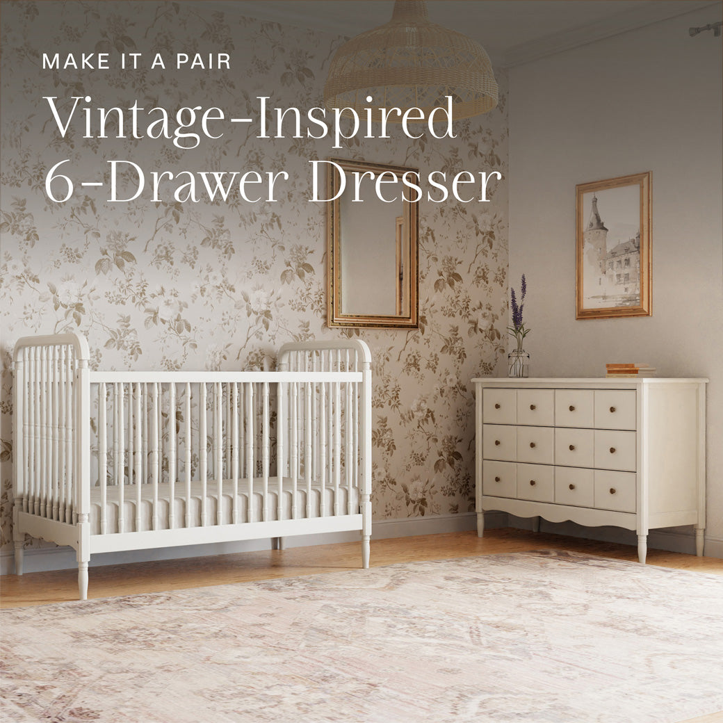 Liberty 3-in-1 Convertible Spindle Crib + Toddler Bed Conversion Kit