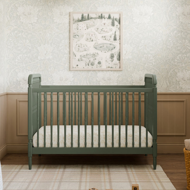 Liberty 3-in-1 Convertible Spindle Crib + Toddler Bed Conversion Kit