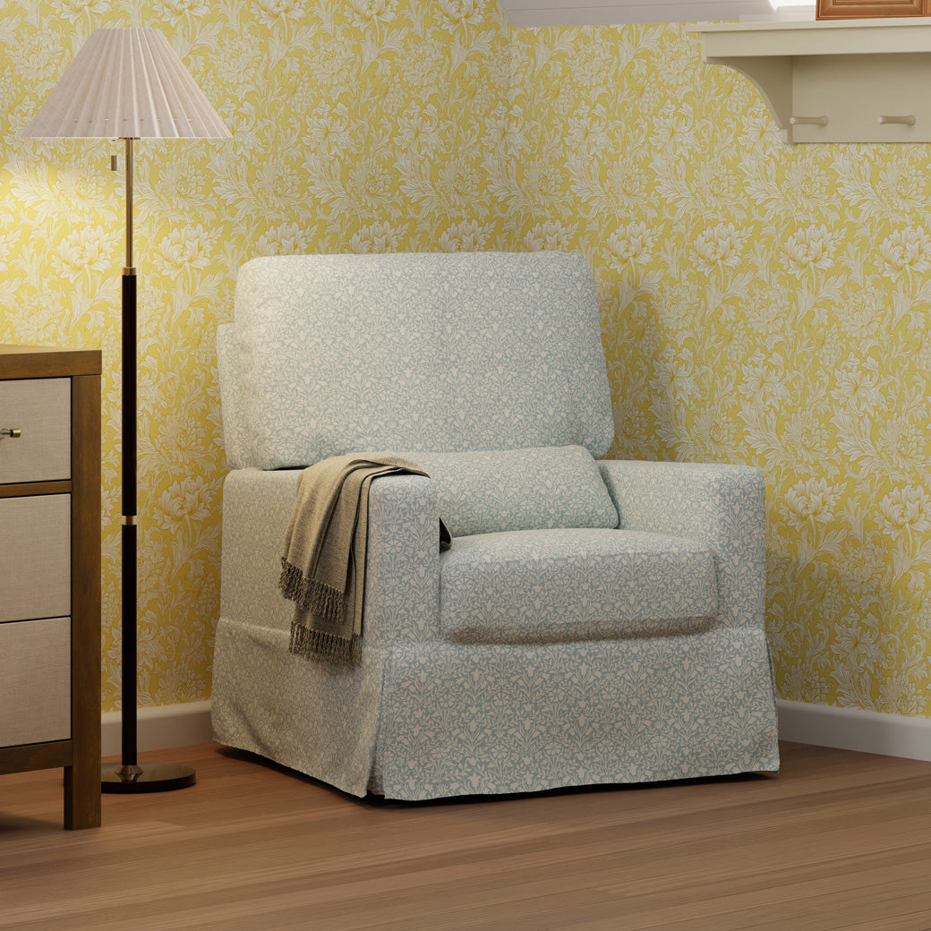 Crawford Pillowback Comfort Swivel Glider