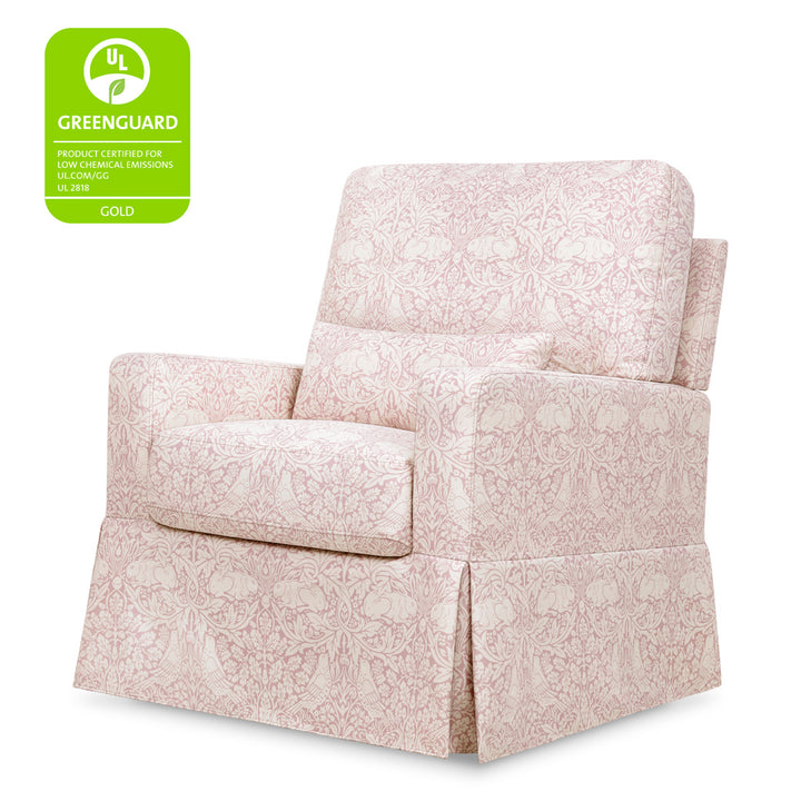 Crawford Pillowback Comfort Swivel Glider