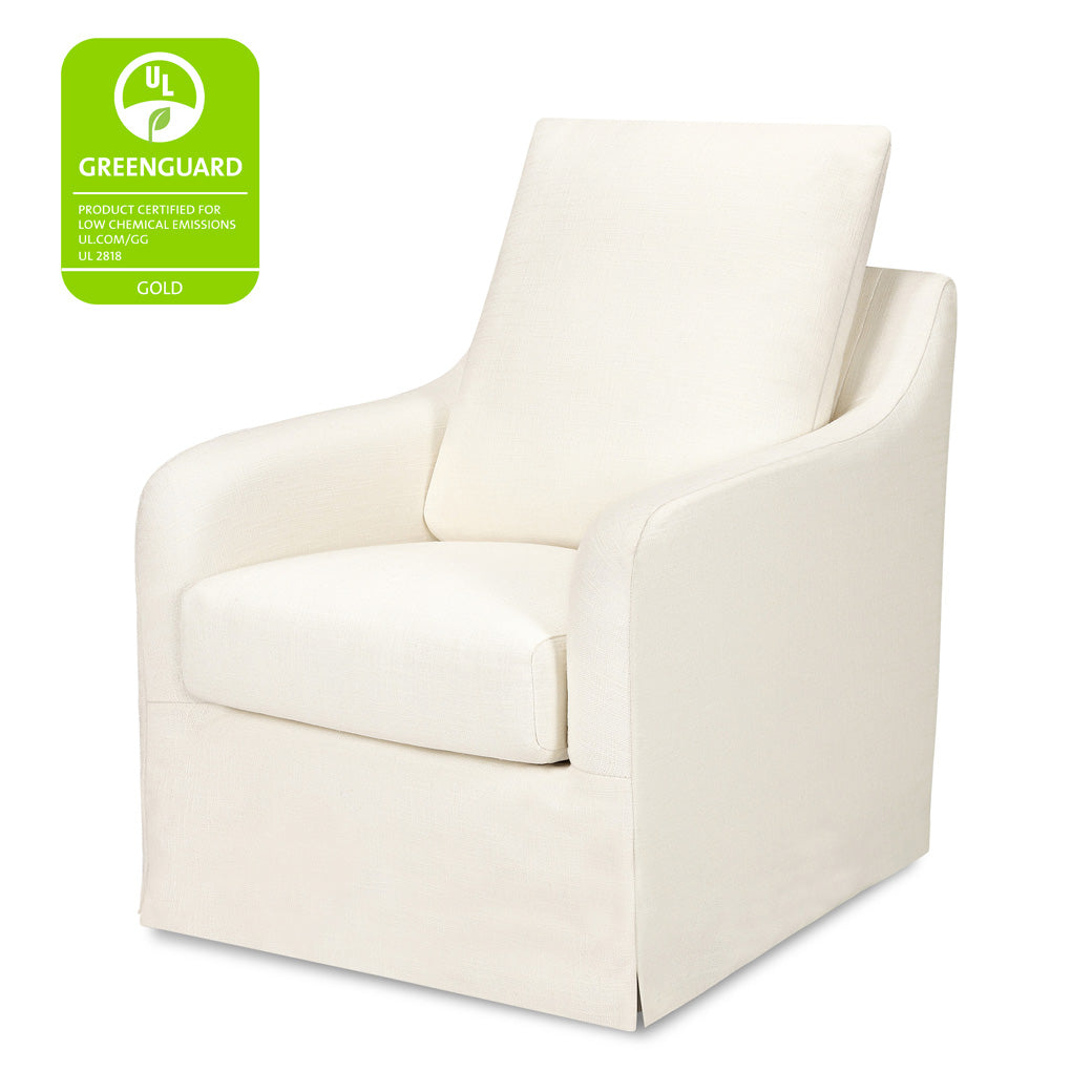 Namesake Reese Slipcover Swivel Glider with GREENGUARD Gold tag -- Color_Ivory Eco-Linen