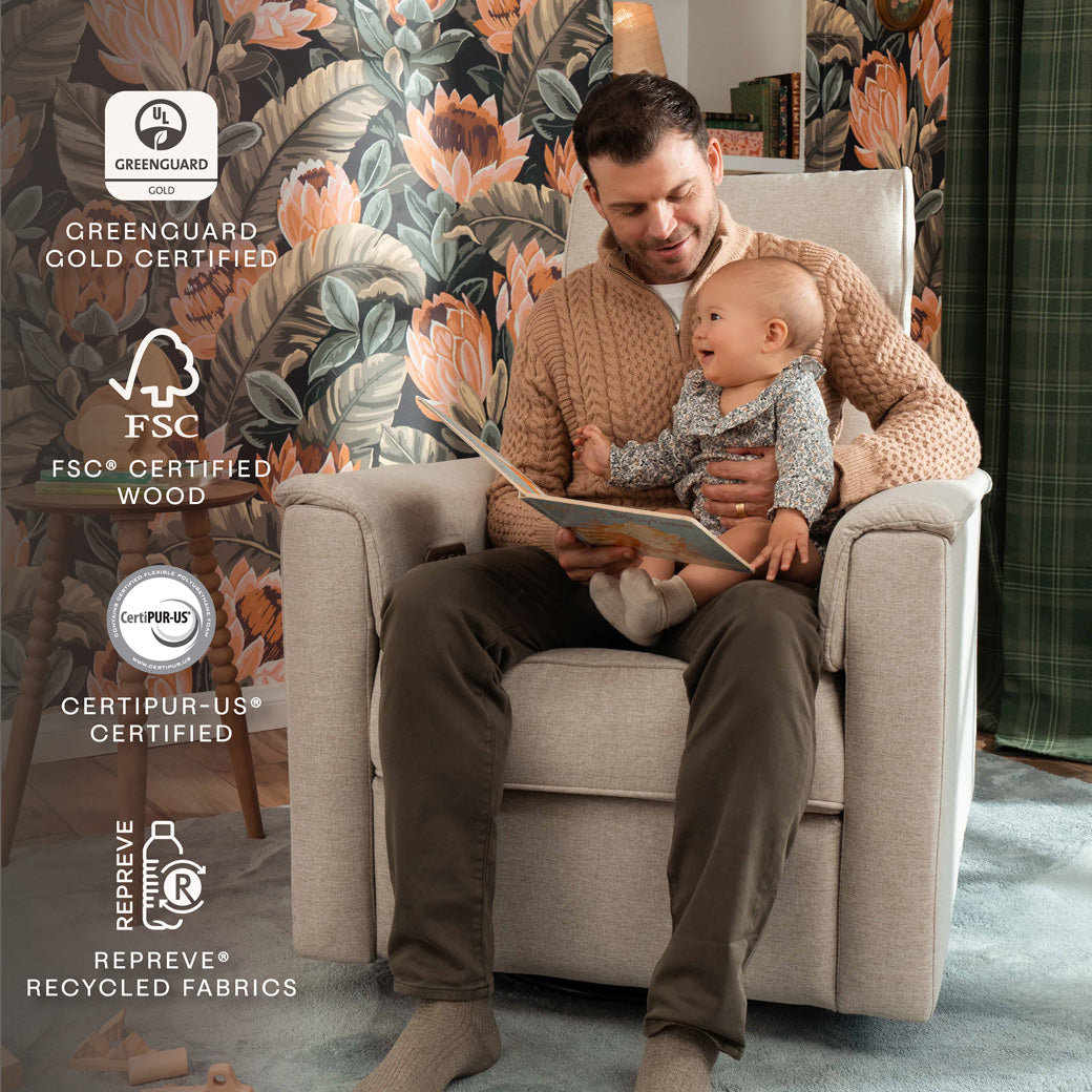 Willa Deluxe Power Recliner & Swivel Glider with Heat and Massage