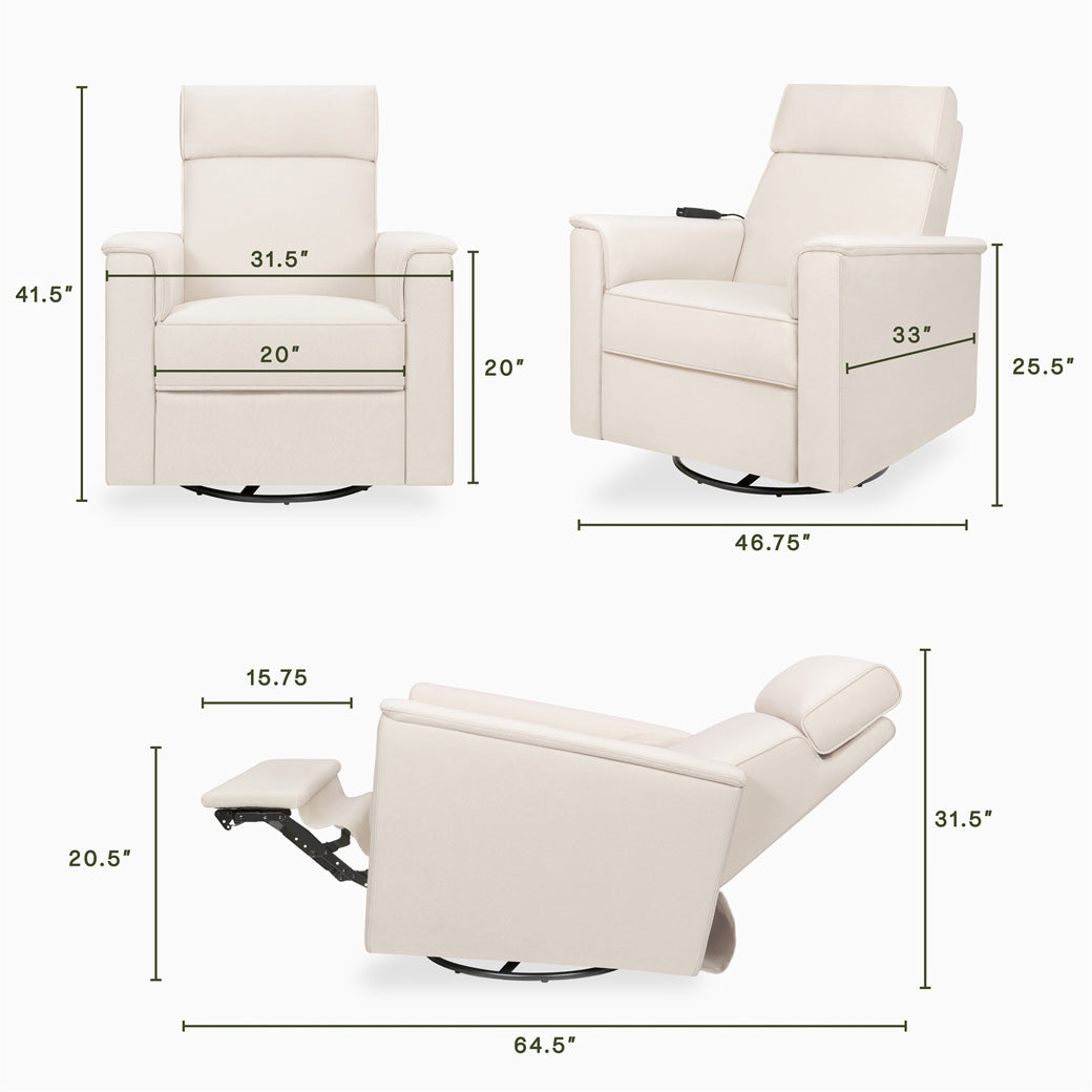Willa Deluxe Power Recliner & Swivel Glider with Heat and Massage