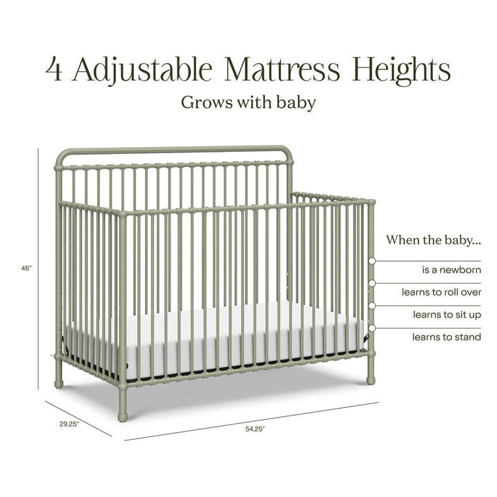Winston 4 in 1 Convertible Crib