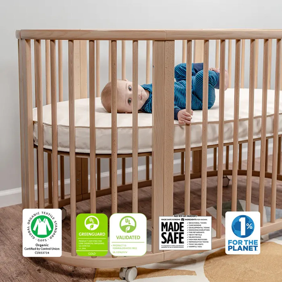 Naturepedic Stokke Sleepi Oval Crib Mattress