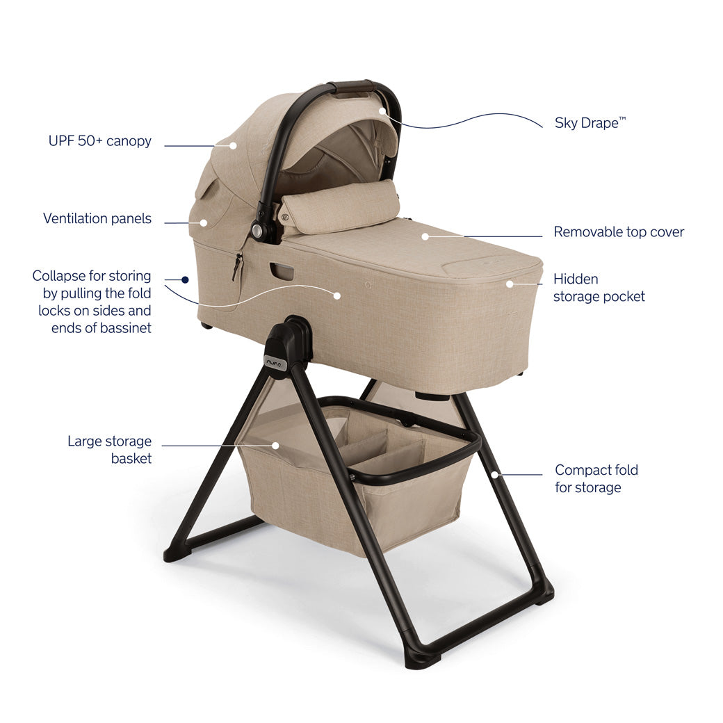 DEMI Next Bassinet + Stand