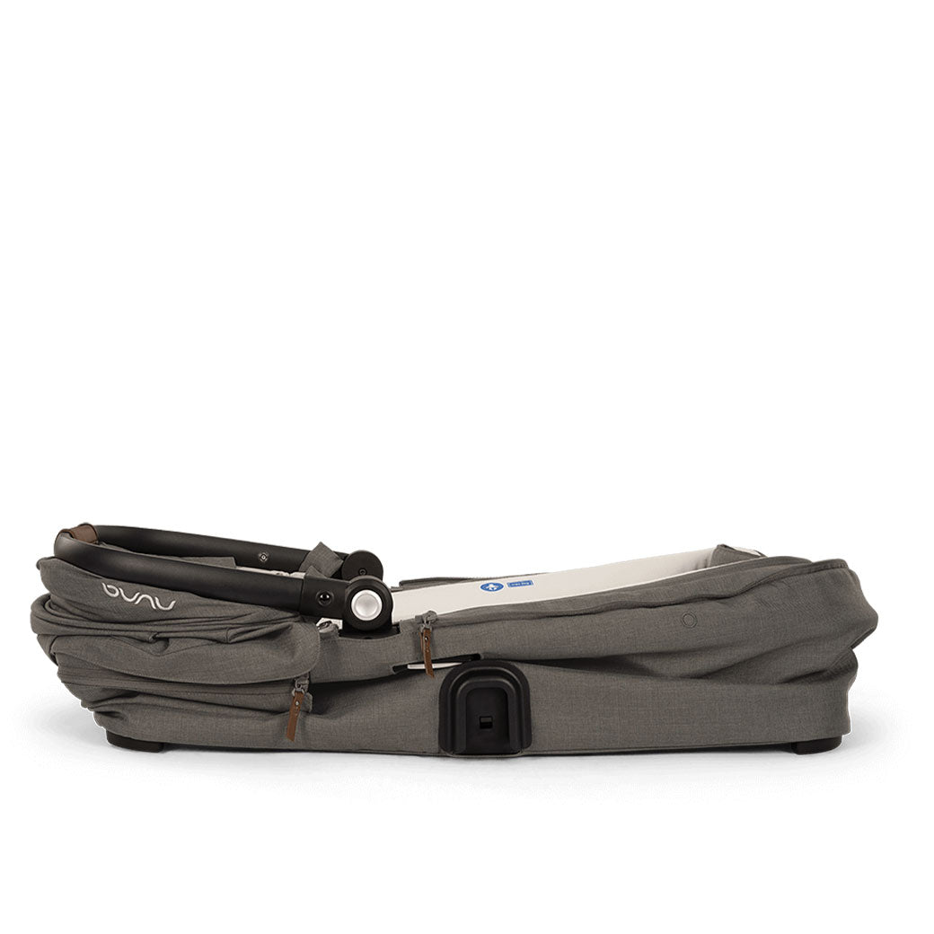 The folded bassinet of Nuna DEMI Next Bassinet + Stand in -- Color_Granite