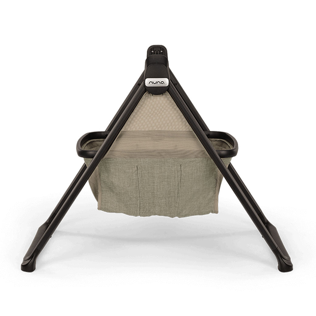 Side view of stand of the Nuna DEMI Next Bassinet + Stand in -- Color_Hazelwood
