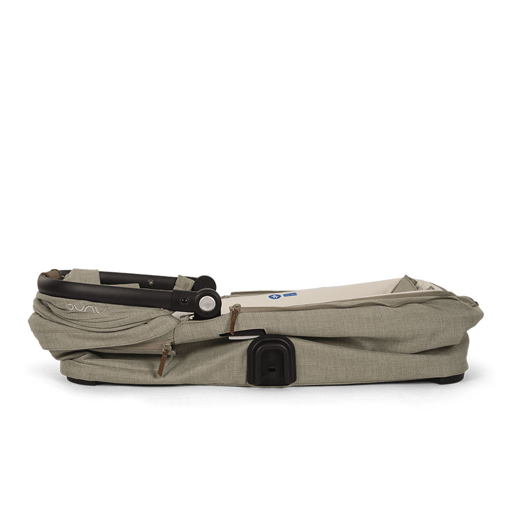 Folded bassinet of the Nuna DEMI Next Bassinet + Stand in -- Color_Hazelwood