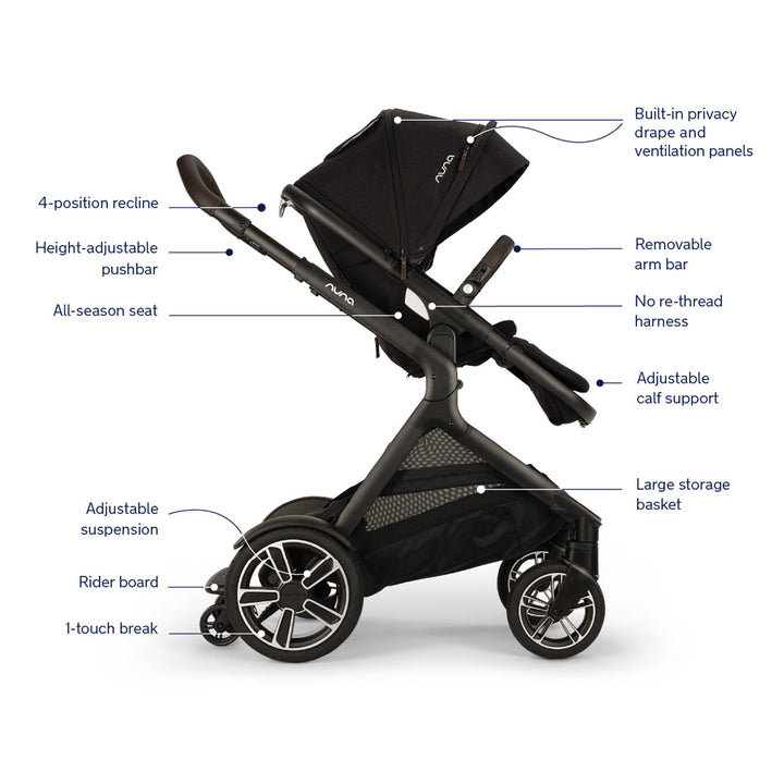 DEMI Next Stroller + Rider Board