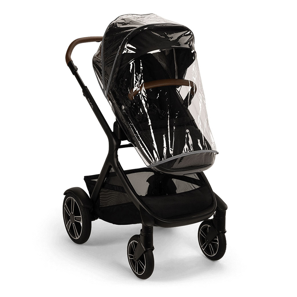 Nuna DEMI Next Stroller with raincover in -- Color_Caviar