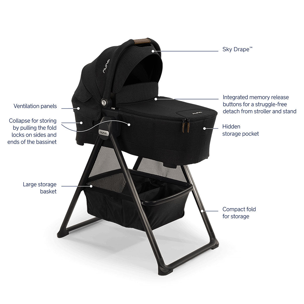 SWIV & TRIV Series Bassinet + Stand