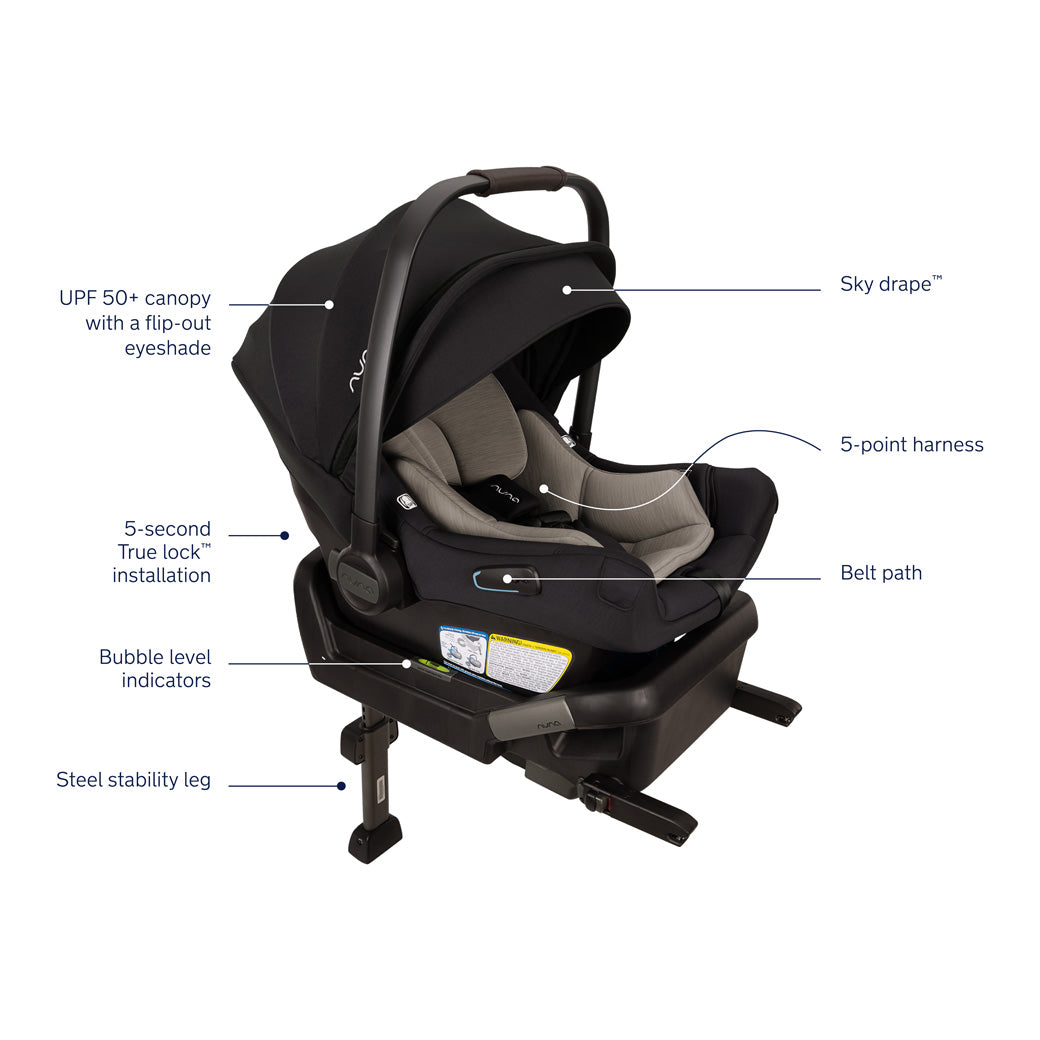 PIPA Aire Infant Car Seat + PIPA Series Base