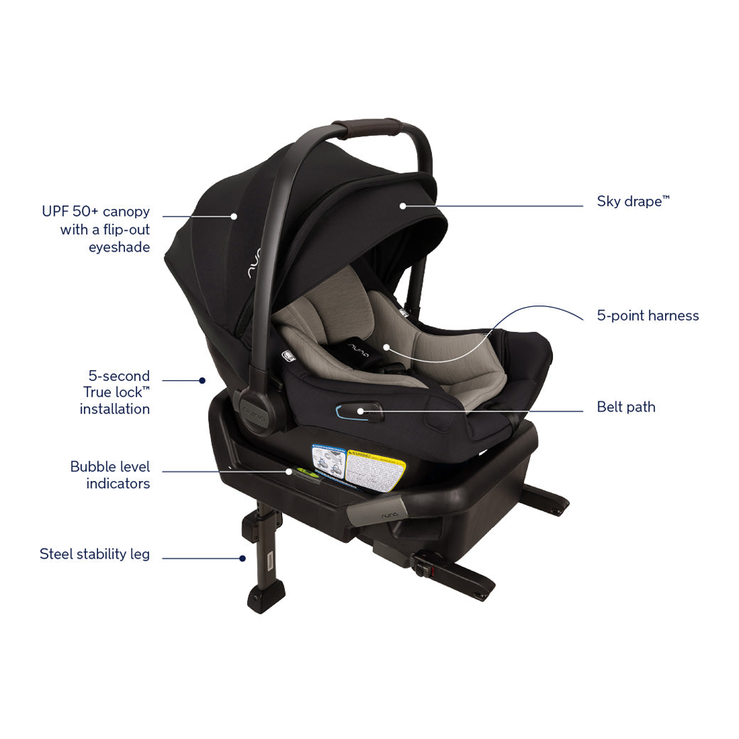 PIPA Aire Infant Car Seat + PIPA Series Base