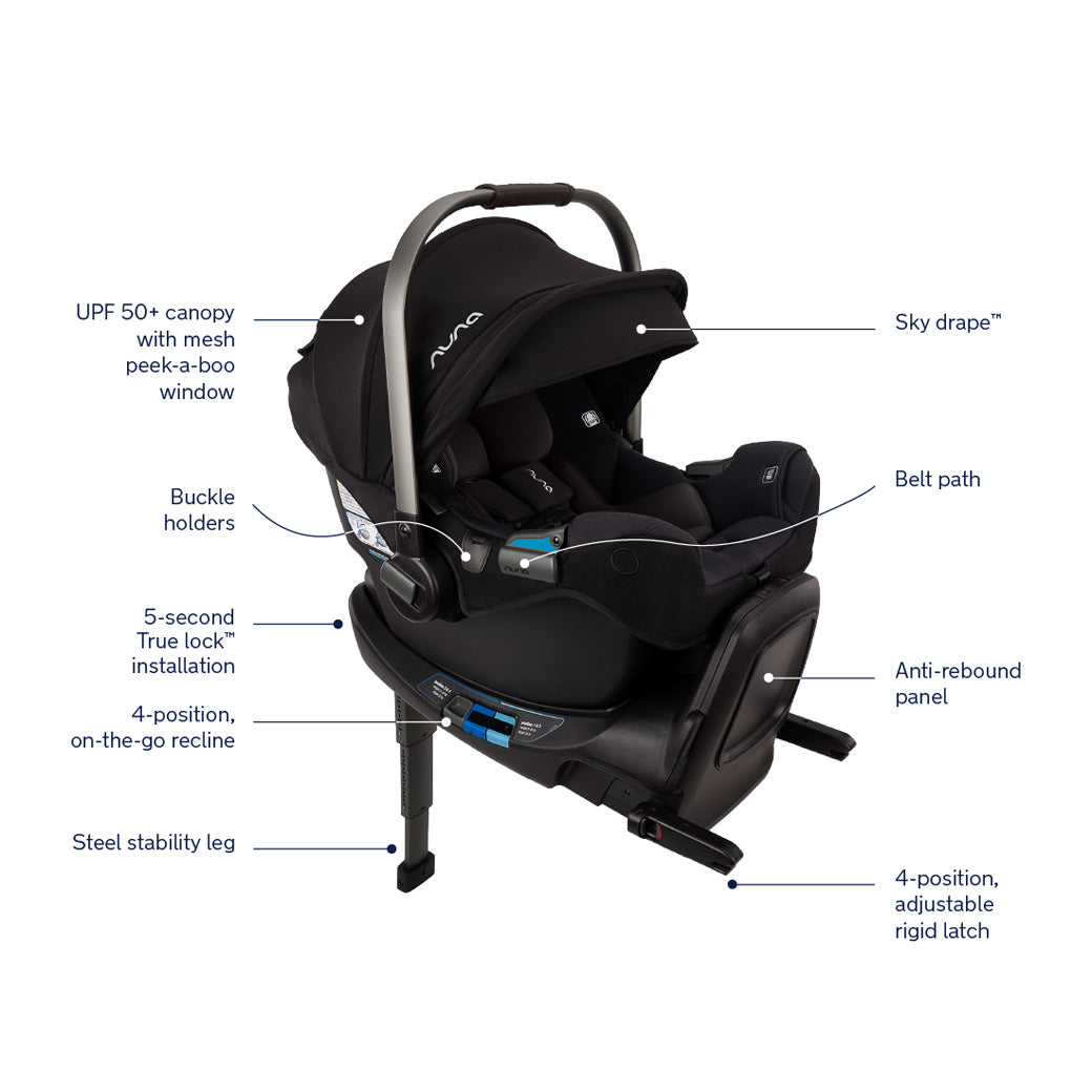 Nuna PIPA rx + RELX Car Seat Base | Modern Nursery™