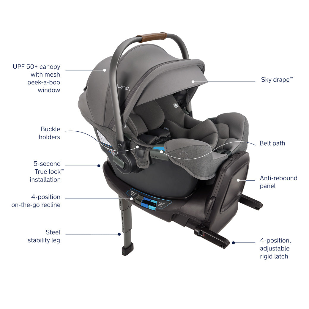 Nuna PIPA rx + RELX Car Seat Base | Modern Nursery™