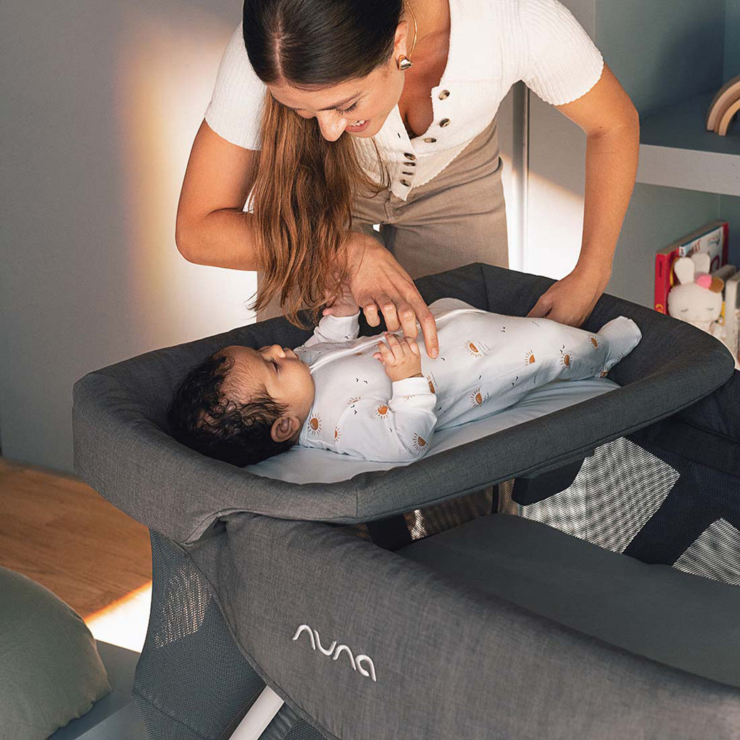 Nuna SENA Aire Playard And Travel Crib + Changer | Modern Nursery™