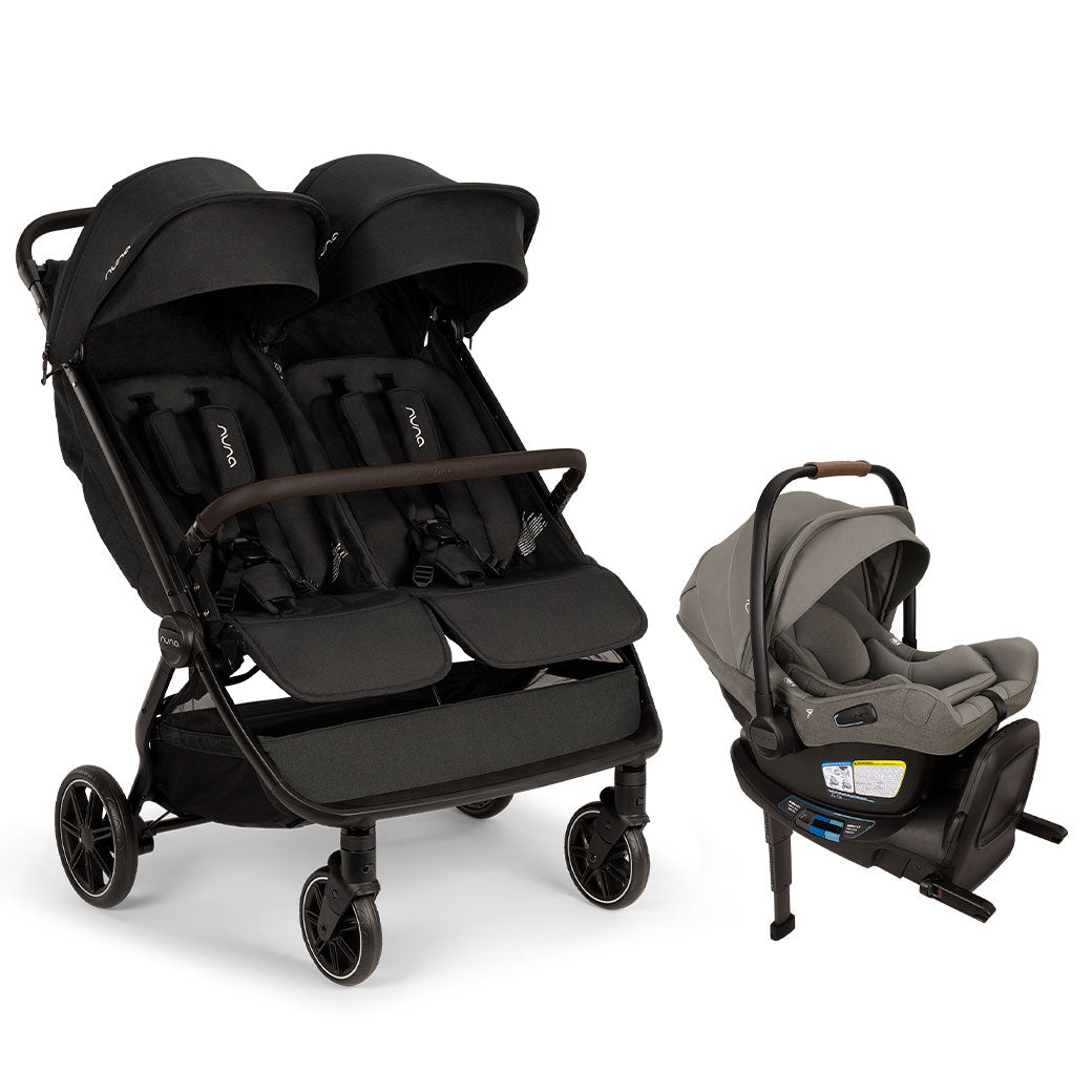 Nuna TRVL Dubl + PIPA Series Travel System | Modern Nursery™