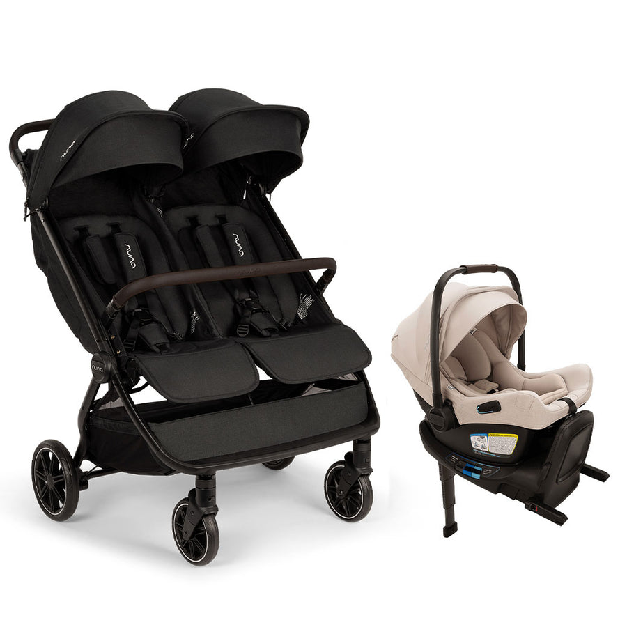 nuna trvl dubl stroller Nuna TRVL Dubl + PIPA Series Travel System