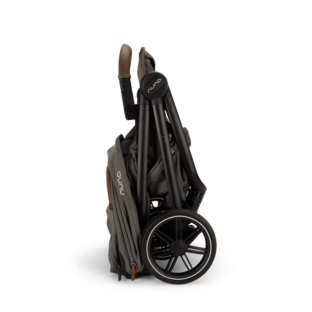 Folded Nuna TRVL lx Stroller in -- Color_Granite