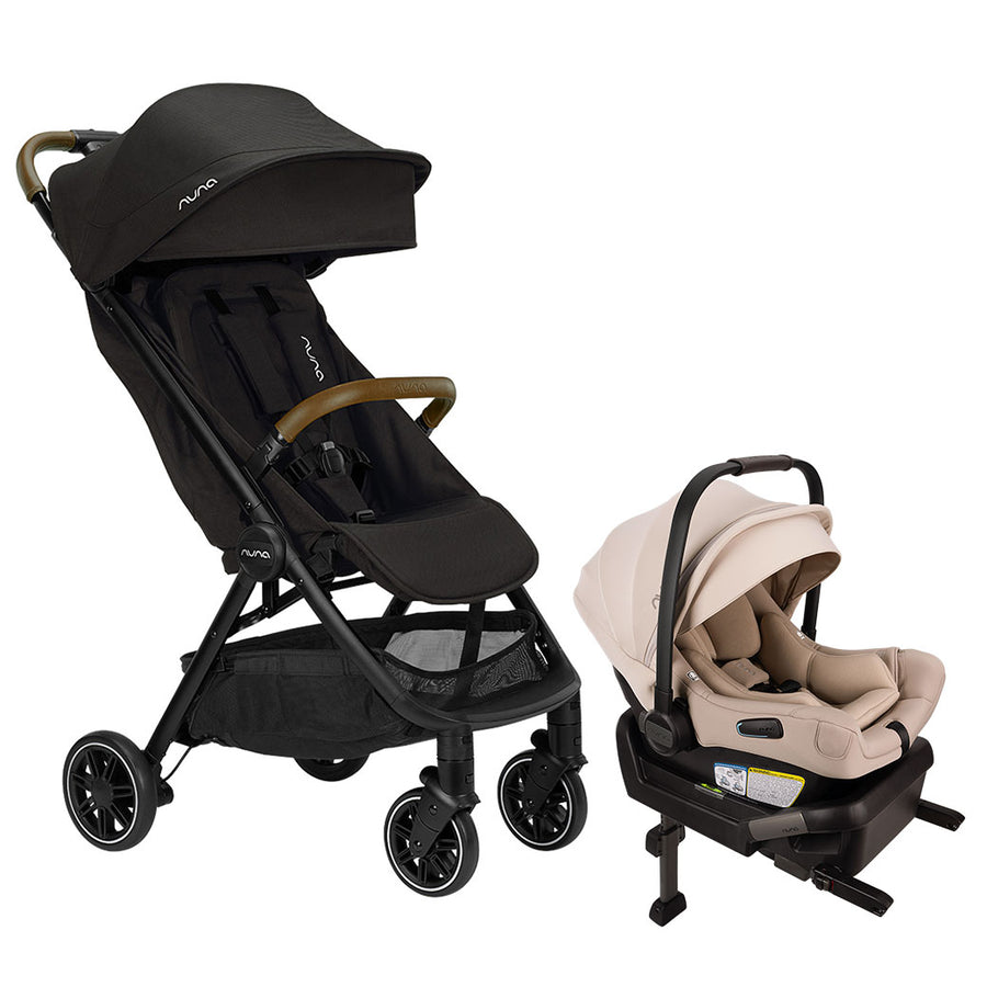 nuna stroller origin Nuna TRVL + Pipa Aire RX Travel System Caviar/Cedar