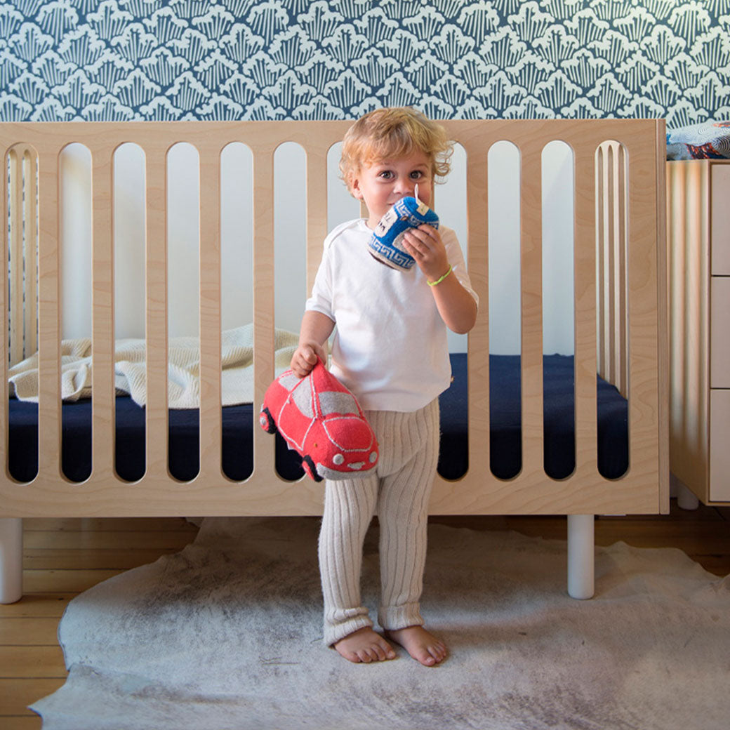 Oeuf Fawn Crib + Bassinet System | Modern Nursery