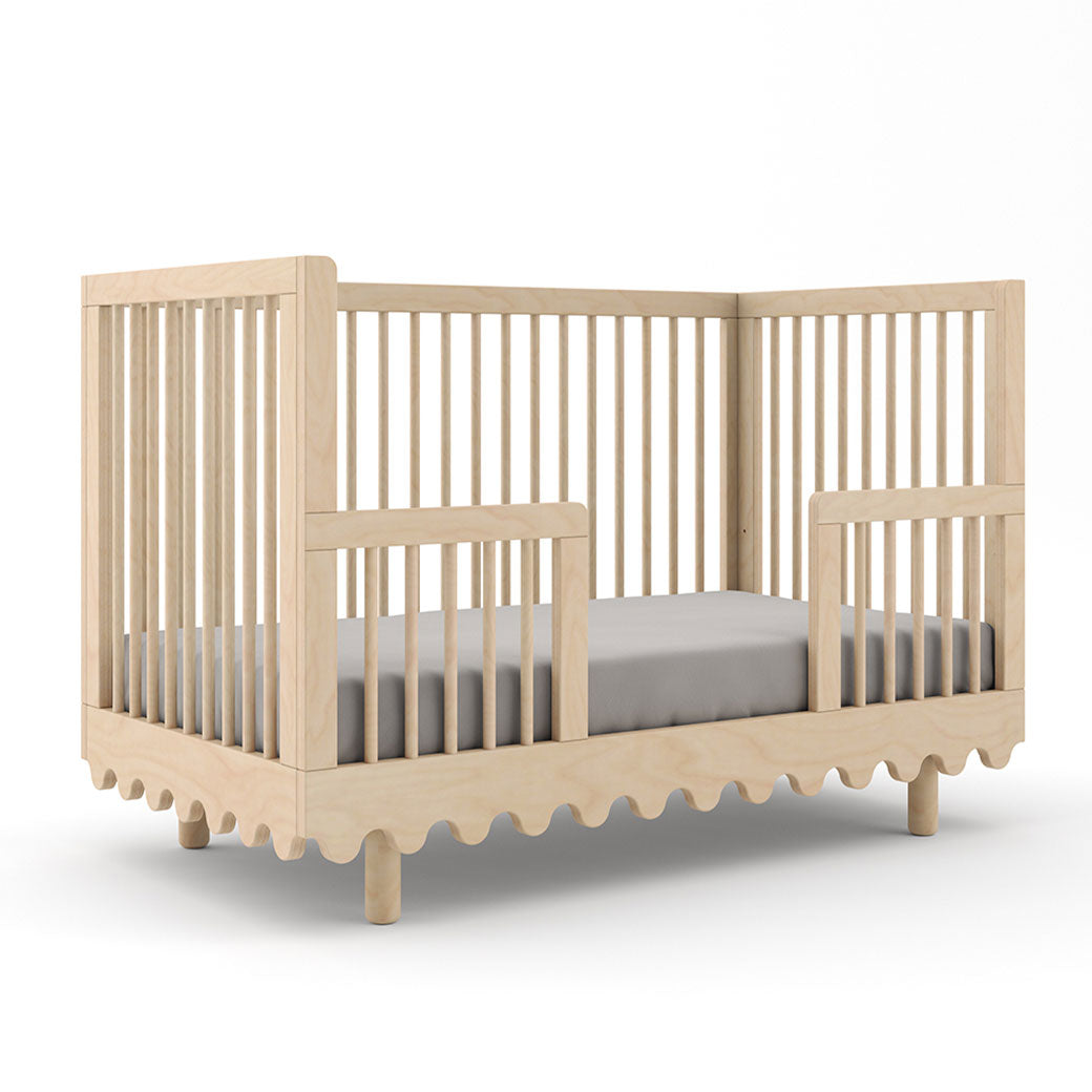 Oeuf Moss Crib as toddler bed in -- Color_Birch