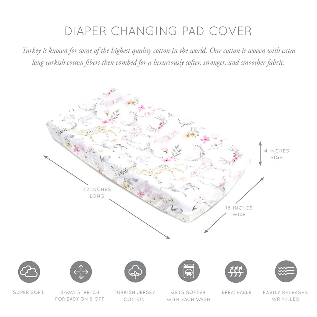Fawn Jersey Changing Pad Cover