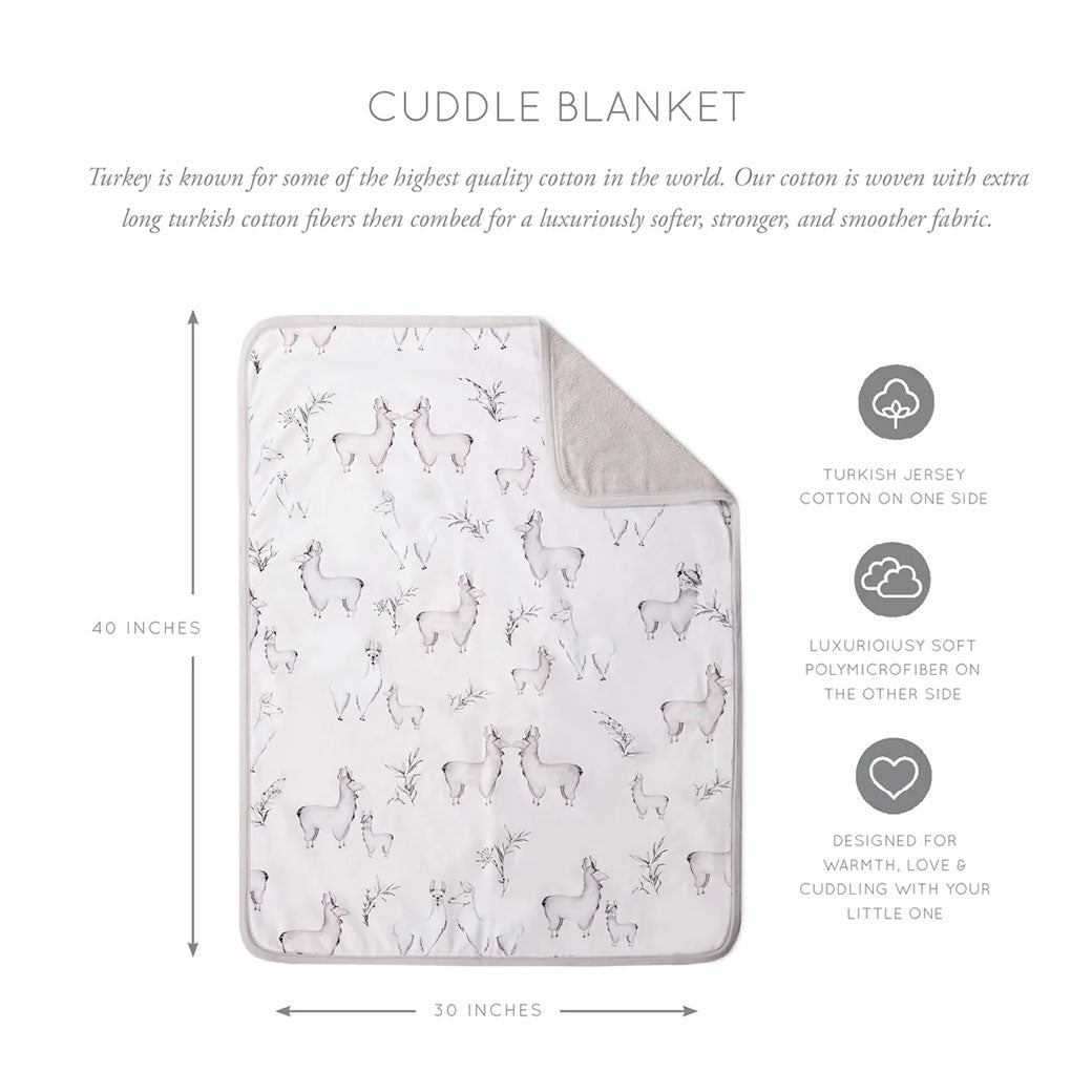 Llama Cuddle Blanket
