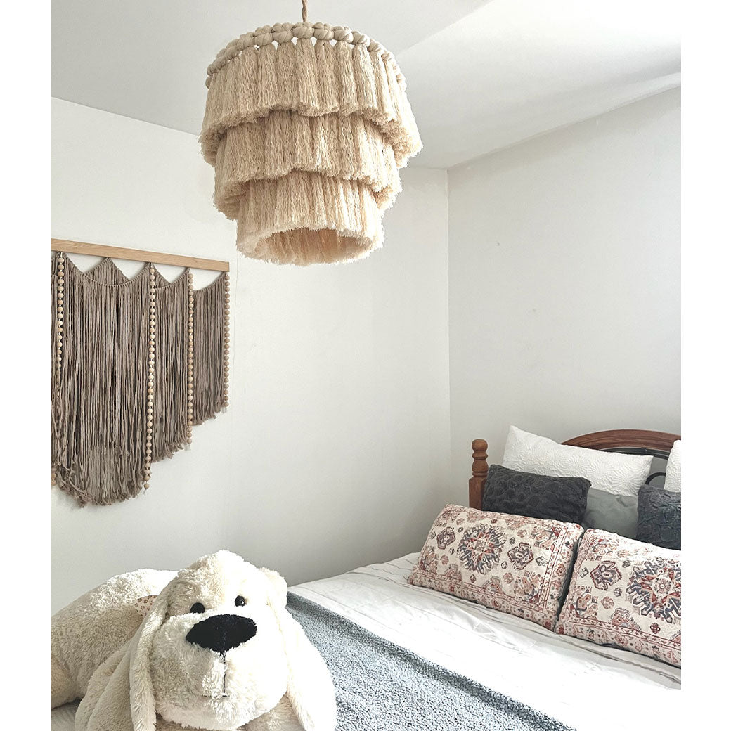 Handmade Fringe Light Fixture